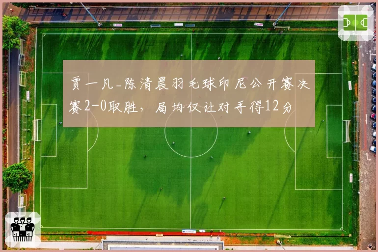 贾一凡_陈清晨羽毛球印尼公开赛决赛2-0取胜，局均仅让对手得12分