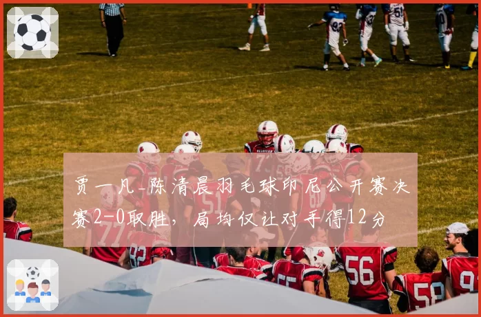 贾一凡_陈清晨羽毛球印尼公开赛决赛2-0取胜，局均仅让对手得12分